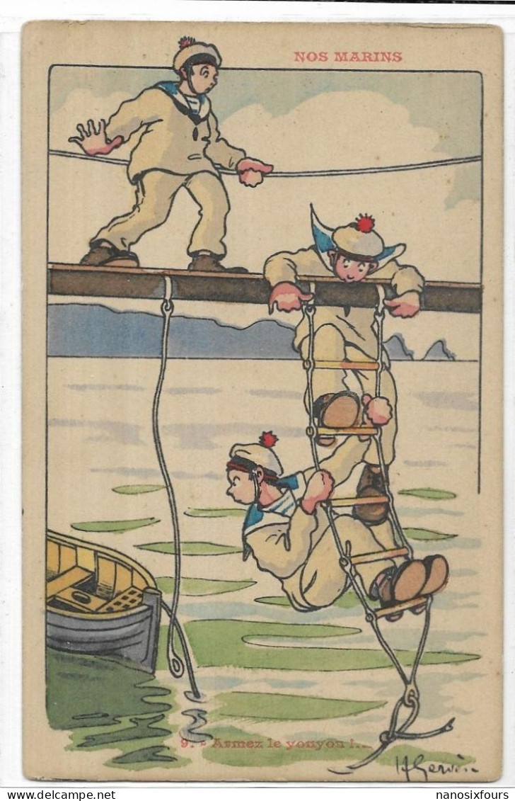 ILLUSTRATEURS  H. GERVESE. NOS MARINS - Gervese, H.