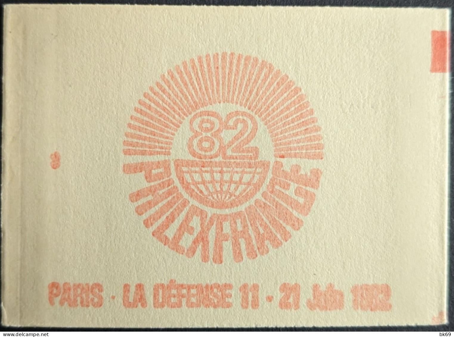 2151 C1 Conf. 8 Date 6/ 28.8.81 Carnet Fermé Sabine 1.40F Vert - Moderne : 1959-...