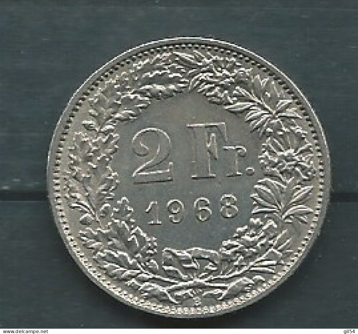 SUISSE Pièce De 2 FRANCS ANNEE 1968 -  Pieb 24809 - 2 Francs