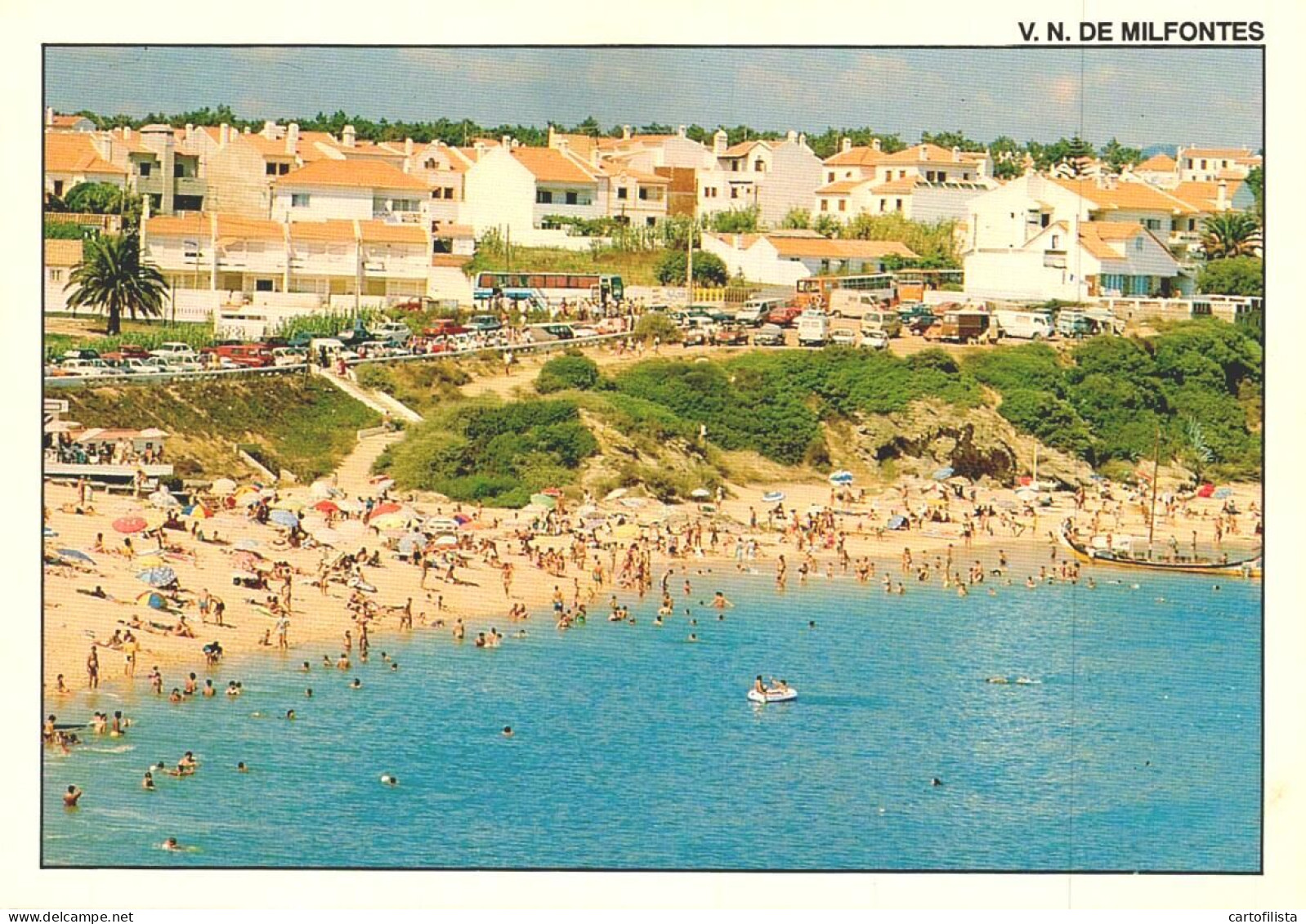 VILA NOVA DE MILFONTES, Odemira - Vista Da Praia  (2 Scans) - Beja