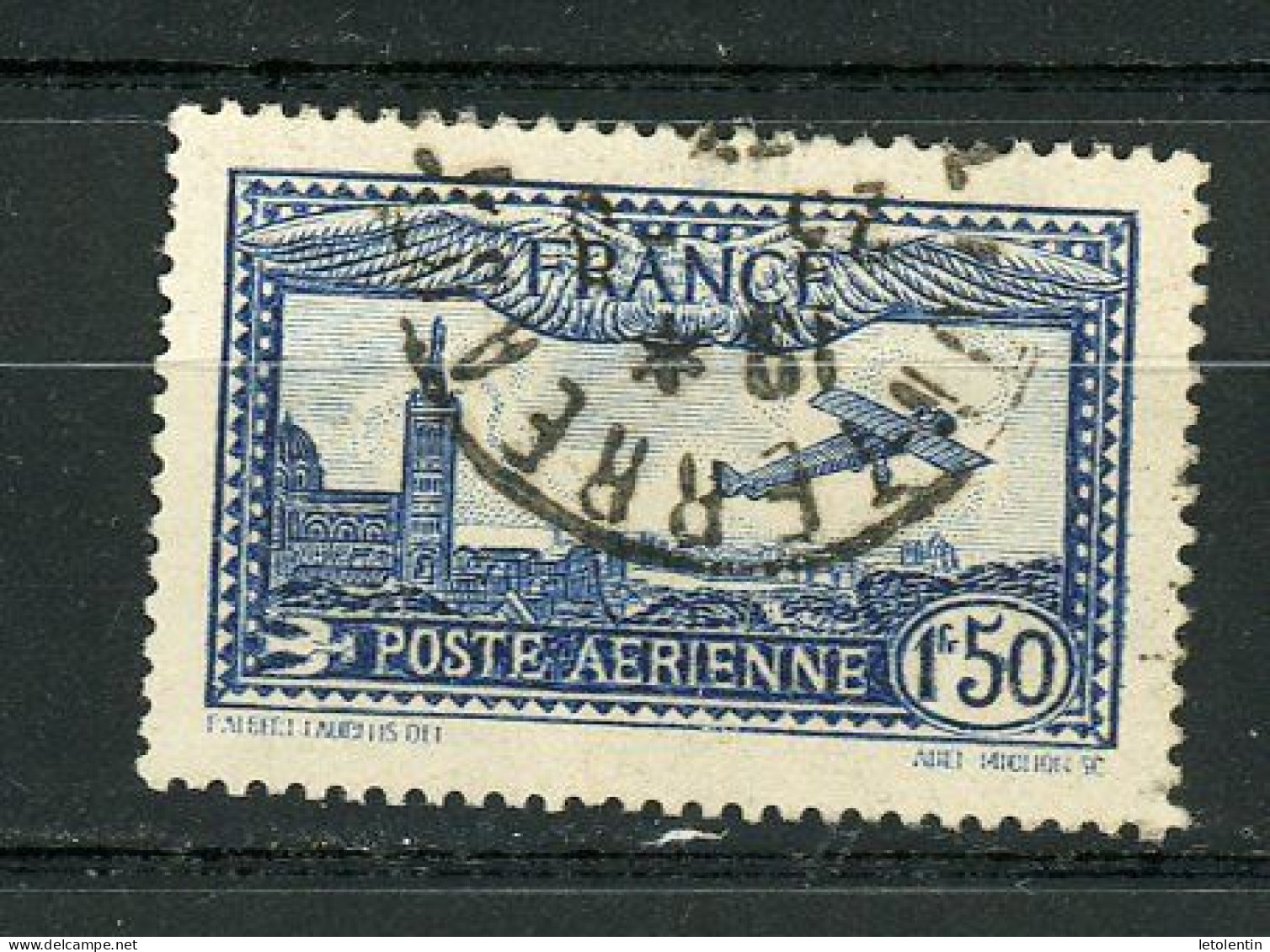 FRANCE - POSTE AERIENNE - N° Yvert 6 Obli. Ronde - 1927-1959 Oblitérés