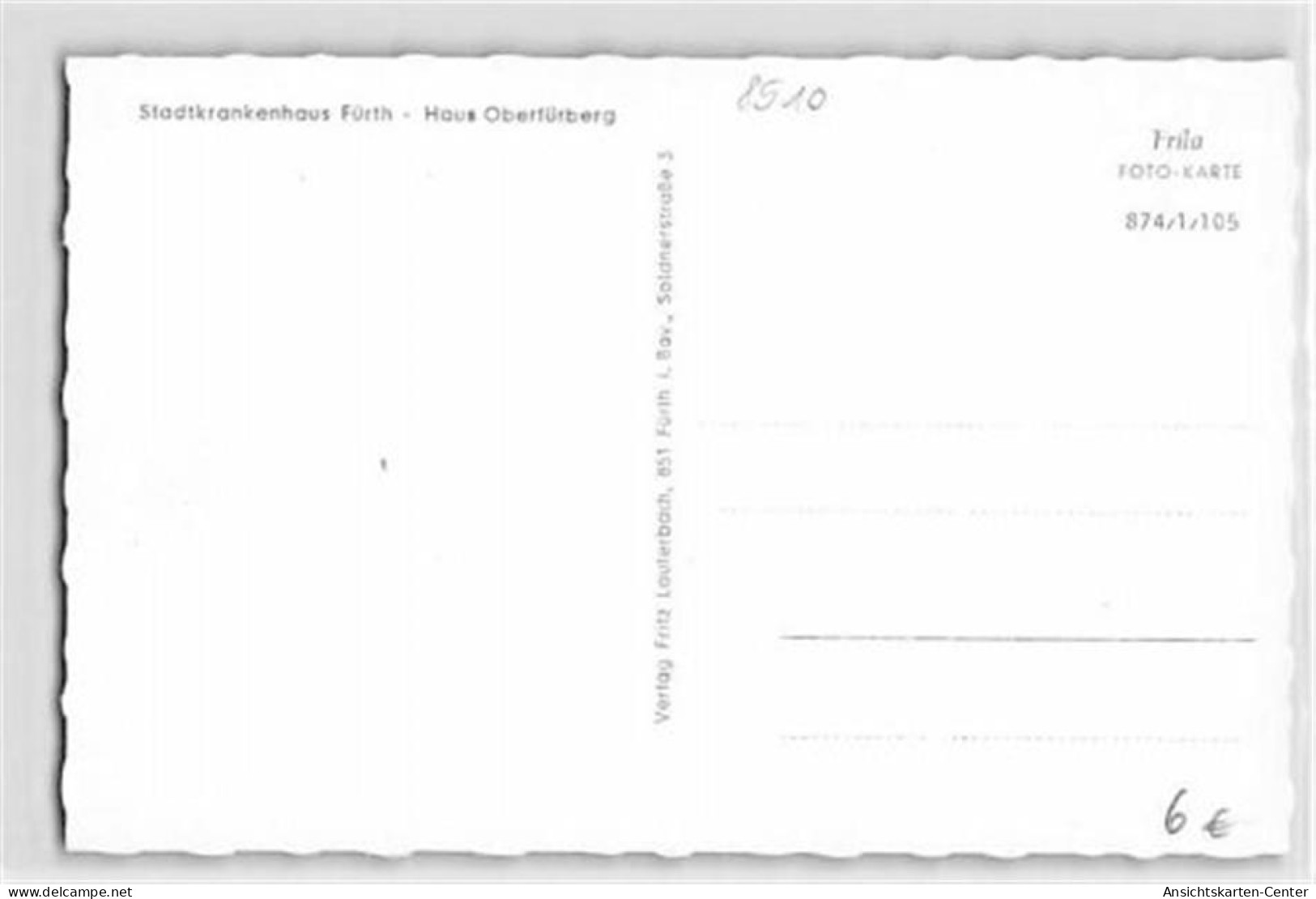 39118501 - Fuerth. Haus Oberfuerberg Ungelaufen  Gute Erhaltung. - Fürth