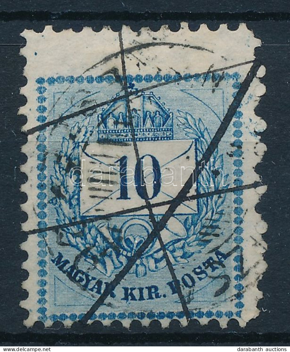 O 1881 10kr Extra Magas Bélyeg - Altri & Non Classificati