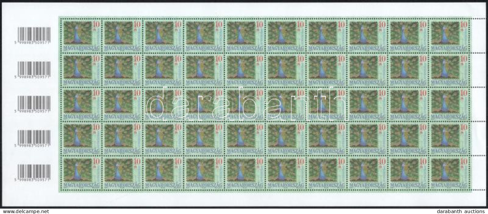 ** 2001 Jótékonyság Hajtatlan Teljes ív / Mi 4697 Complete Sheet - Altri & Non Classificati