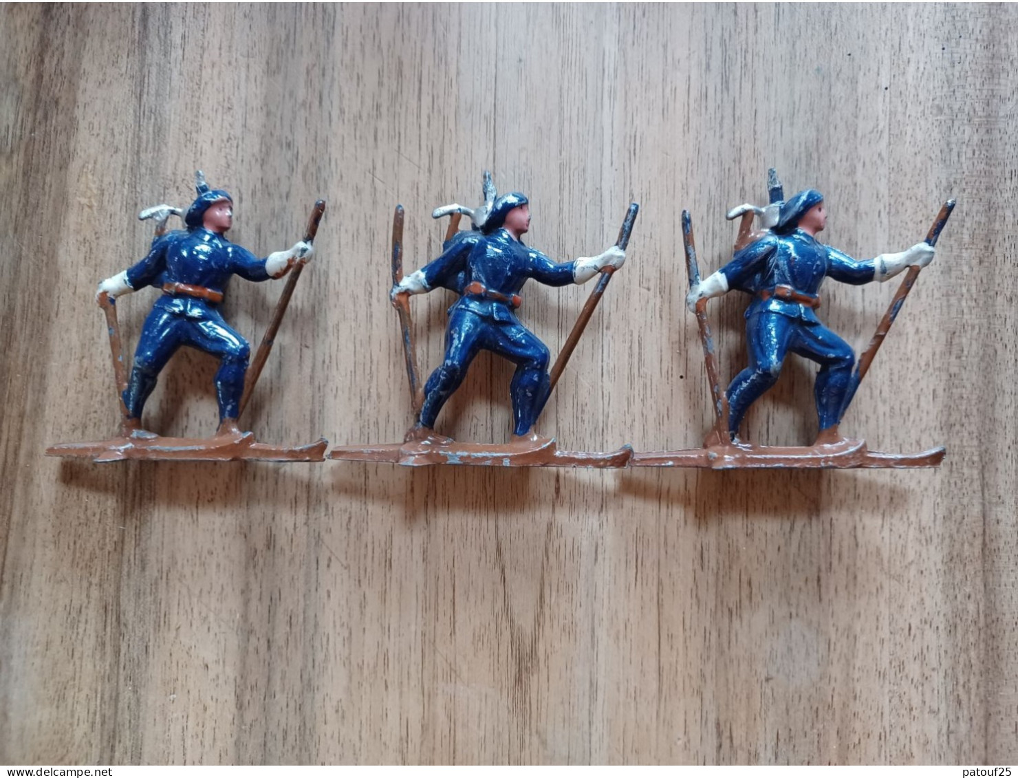 Lot 3 Chasseurs Alpins Bleu Quiralu Tres Bon état - Quiralu