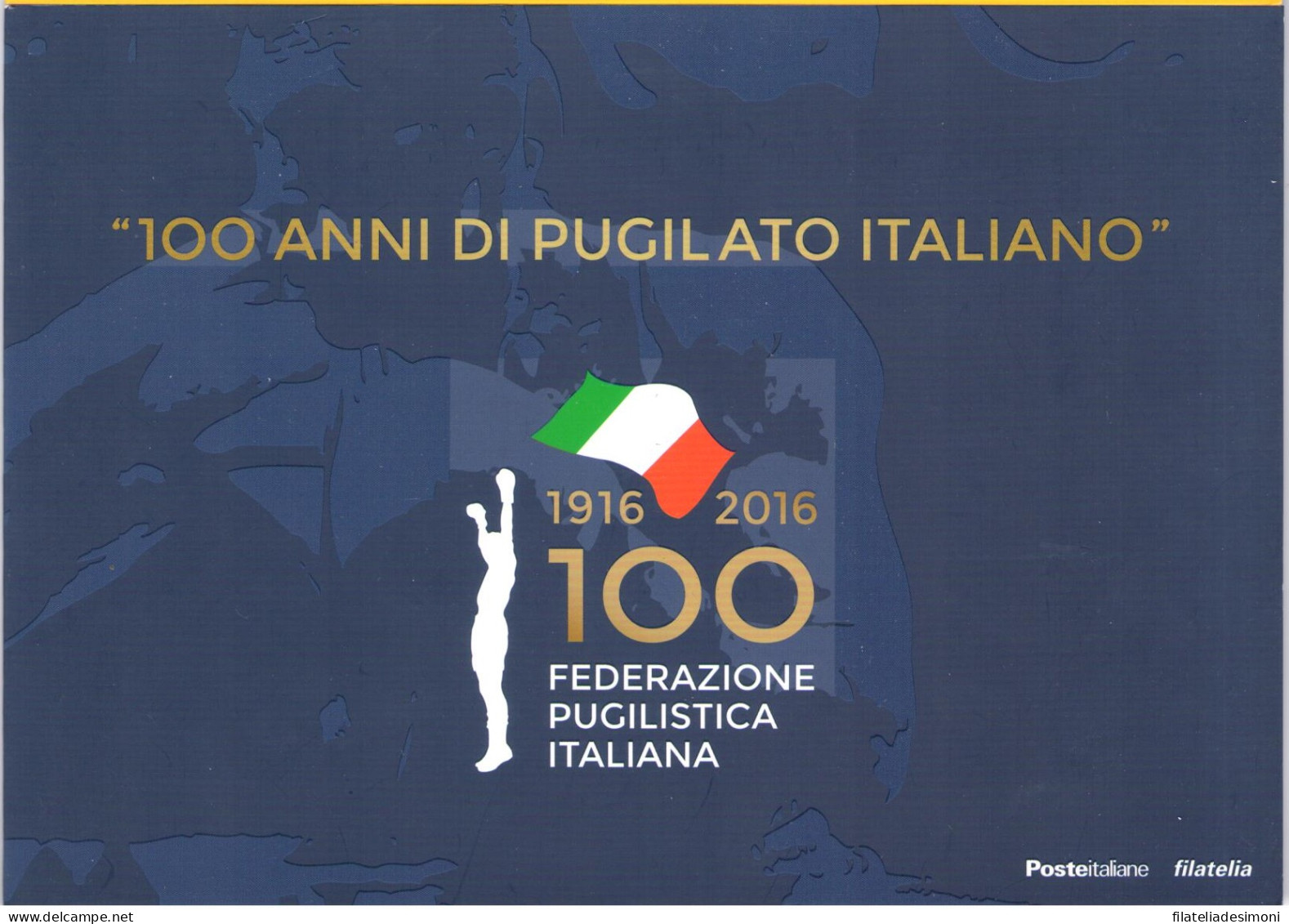 2016 Italia - Repubblica, Folder - Pugilato N. 440 - MNH** - Presentation Packs