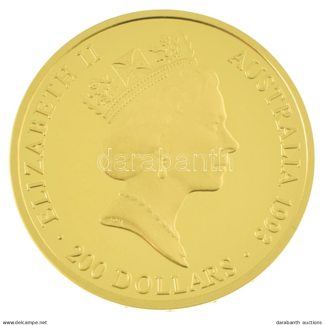 Ausztrália 1993. 200$ Au "100 éves Az Olimpia" (16,97g/0.917) T:PP /  Australia 1993. 200 Dollars Au "100th Anniversary  - Non Classificati