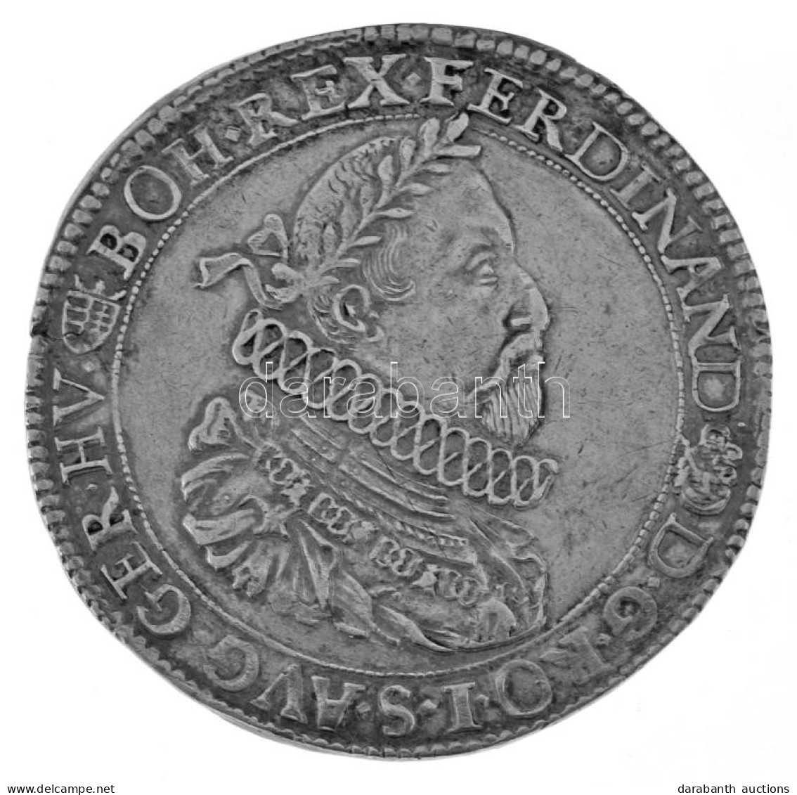 1633K-B Tallér Ag "II. Ferdinánd" Körmöcbánya (28,71g) T:XF,VF Ph. / Hungary 1633K-B Thaler Ag "Ferdinand II" Kremintz ( - Zonder Classificatie