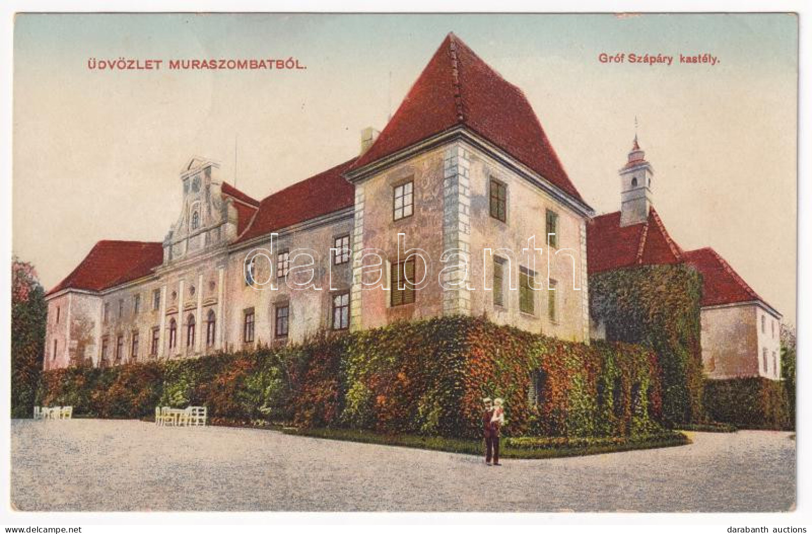 T2 1914 Muraszombat, Murska Sobota; Gróf Szapáry Vár. Balkányi Ernő Kiadása / Castle - Non Classés