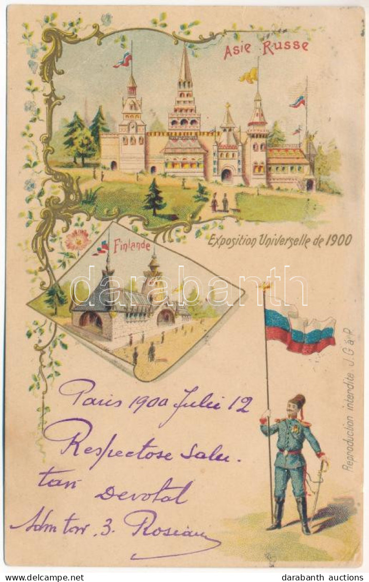 T3 1900 Paris, Exposition Universelle De 1900. Asie Russe, Finlande / Paris World Fair. Russian Asia And Finland Pavilli - Unclassified