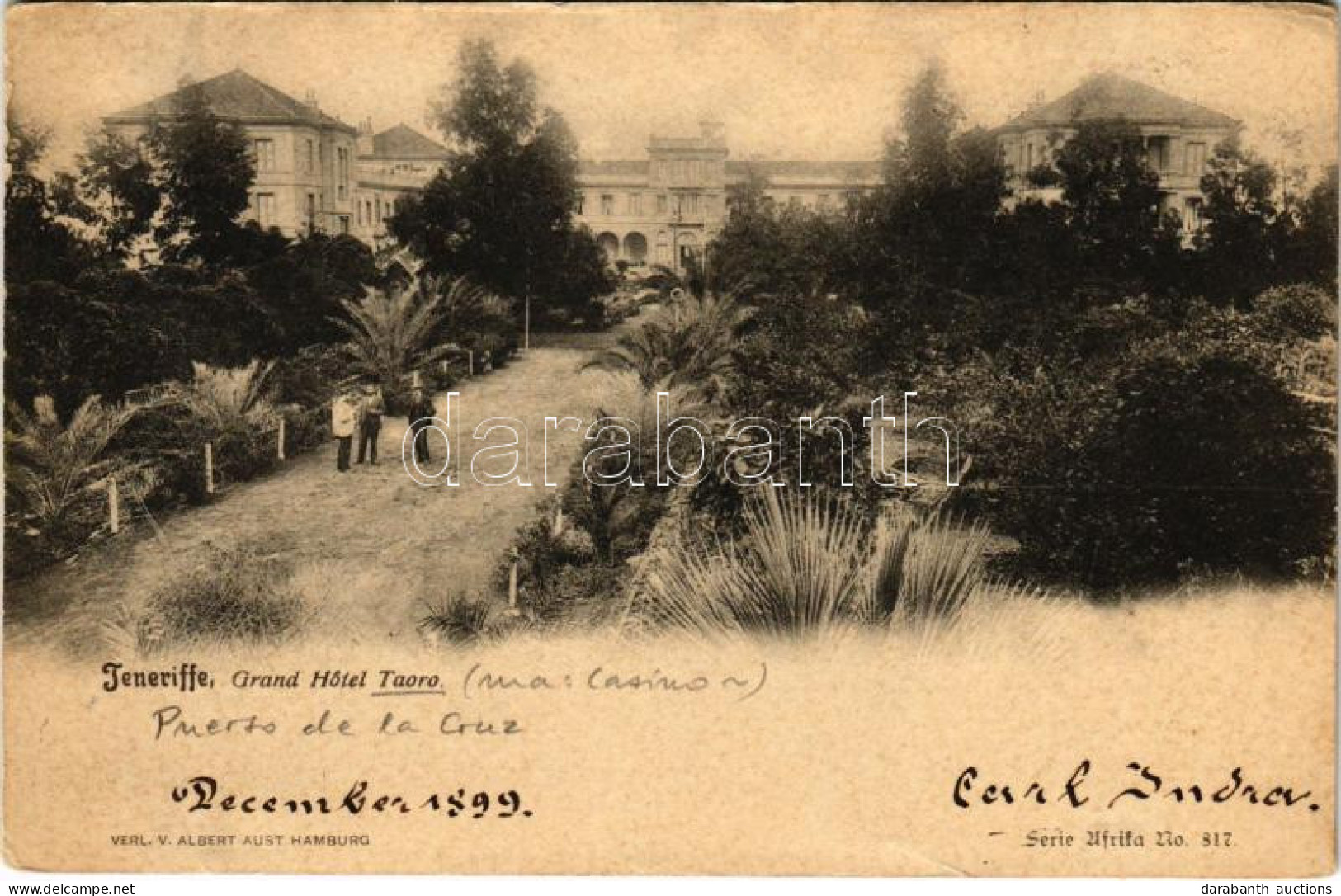 * T2/T3 1899 (Vorläufer) Tenerife, Grand Hotel Taoro (Rb) - Non Classés