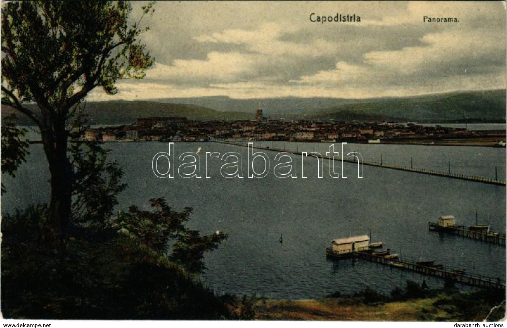 T2/T3 1909 Koper, Capodistria, Capo D'Istria; Panorama (EK) - Non Classés