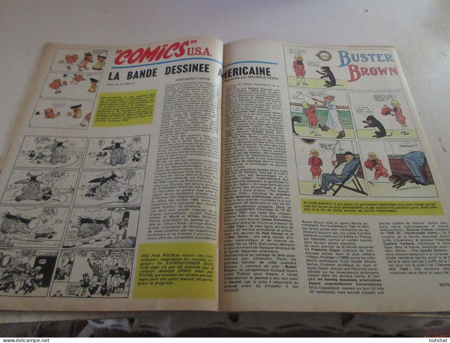 TINTIN 1135 30.07.1970 NUMISMATIQUE CINEMA KES COMICS USA BD AMERICAINE PULITZER - Tintin