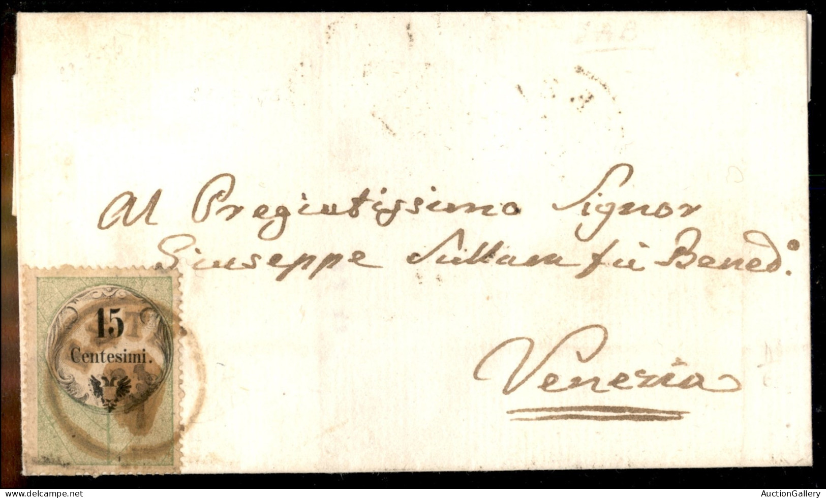 Antichi Stati Italiani - Lombardo Veneto - Territori Italiani D'Austria - Este (rossastro - Molto Oleoso) - 15 Cent (7)  - Autres & Non Classés