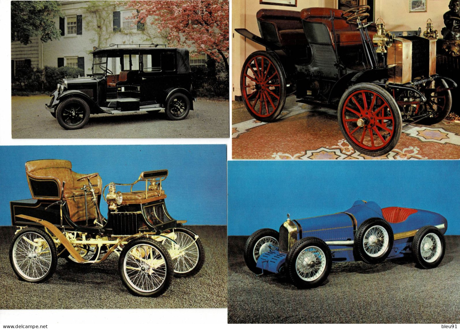 100 CARTES AUTOMOBILES ANCIENNES - Collections & Lots