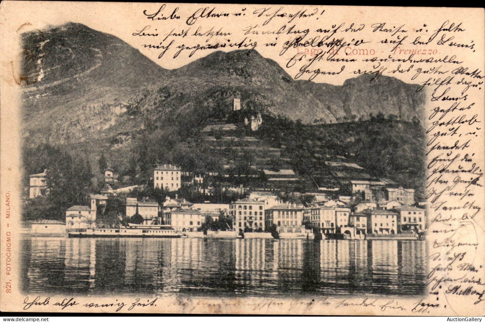 Regno - Navigazione - 1901 Cartolina Per La Svizzera Affrancata Con Umberto 10 Cent Annullo Como-Colico (Messaggiere) 18 - Sonstige & Ohne Zuordnung