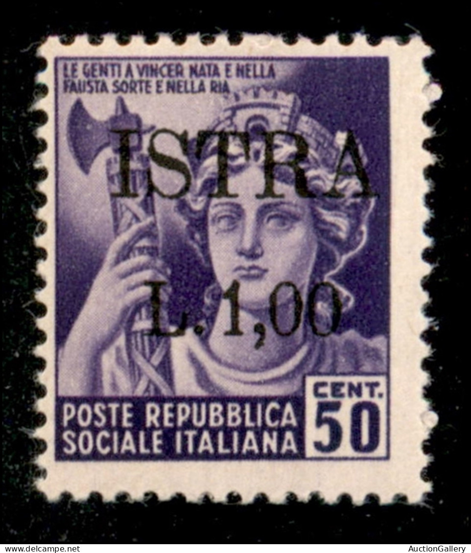 Occupazioni Straniere Di Territori Italiani - Occupazione Jugoslava - Istria - 1 Lira Su 50 Cent (26) - Gomma Integra - Other & Unclassified