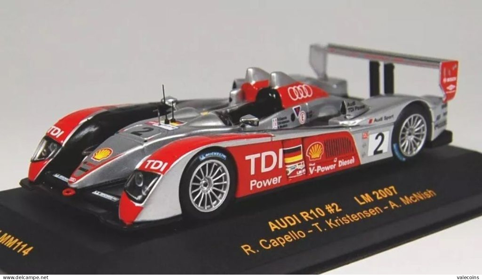 AUDI R10 - 2007 - #2 LE MANS - Capello Kristensen McNish - 1/43 IXO - Other & Unclassified