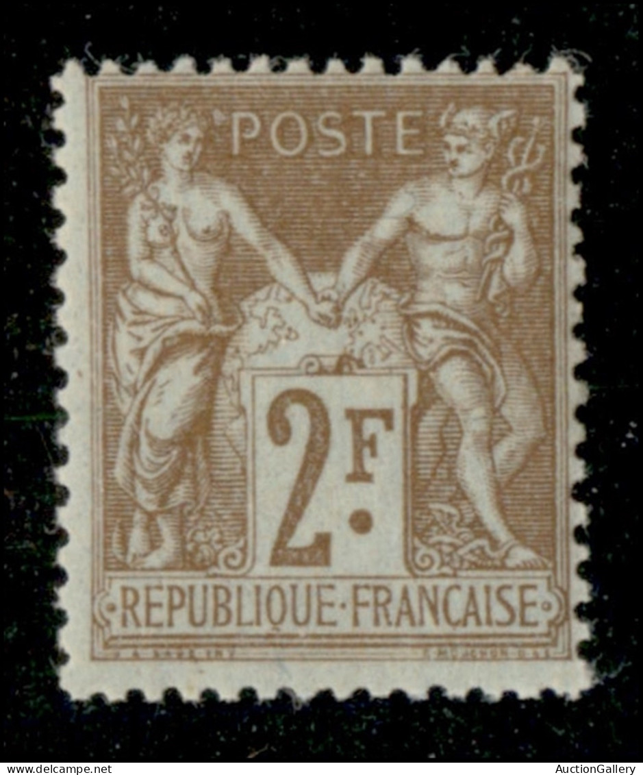 EUROPA - FRANCIA - 1900 - 2 Franchi (85) - Gomma Integra - Sonstige & Ohne Zuordnung