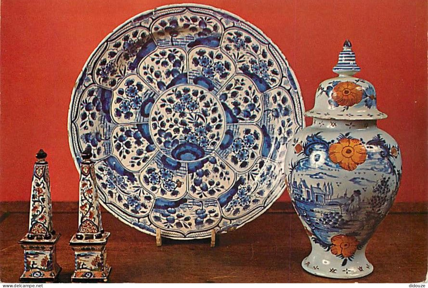 Art - Porcelaine - Antique Delft Pièces Of The 18th Century. - Collection De Porceleyne Fies - Carte Neuve - CPM - Voir  - Objets D'art