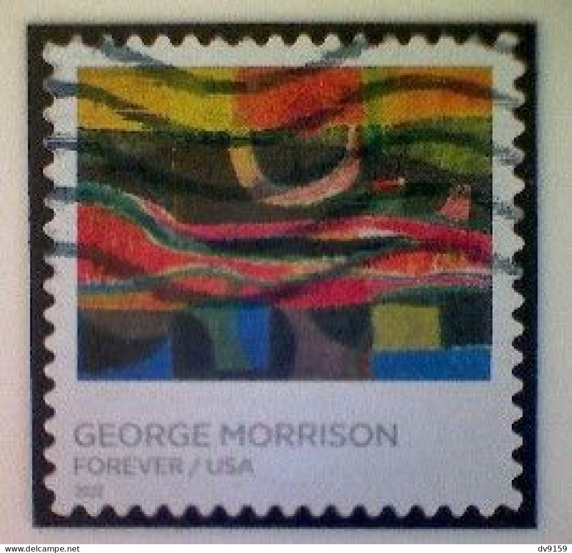 United States, Scott #5688, Used(o), 2022, George Morrison: Sun And River, (58¢) - Usados