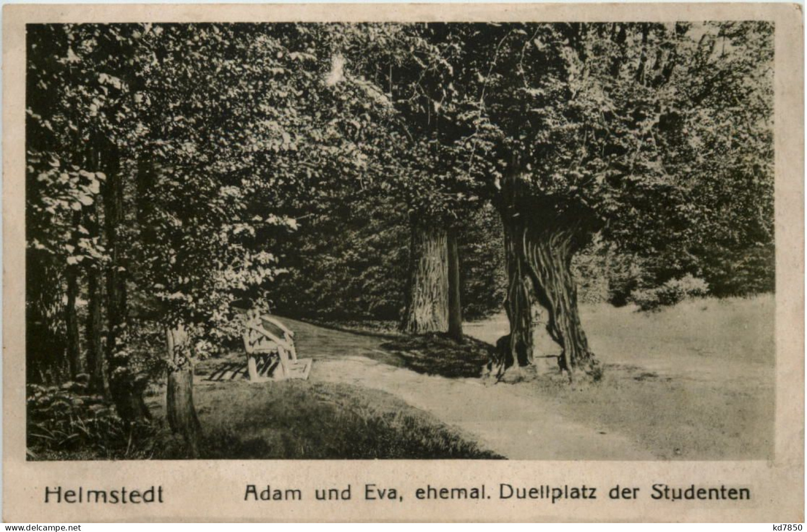 Helmstedt - Adam Und Eva - Ehem. Duellplatz Der Studenten - Helmstedt