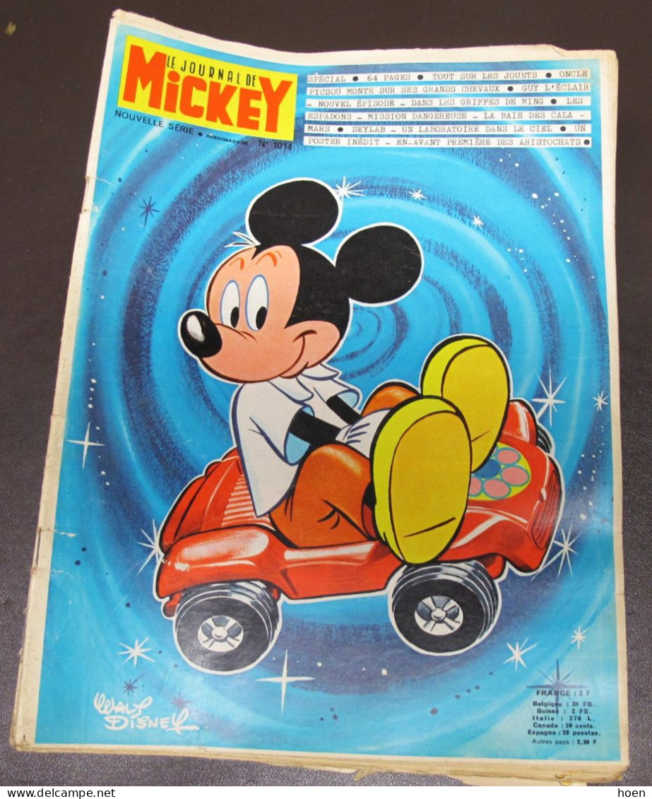 Lot De 75 Magazines "Le Journal De Mickey" De 1971 à 1973 - Journal De Mickey