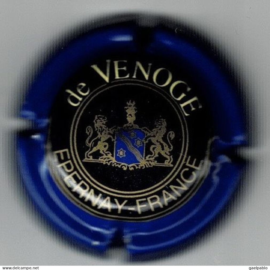 DE VENOGE  N°14a  Lambert 2024  Page 130  Bleu, Centre Bleu Foncé - De Venoge