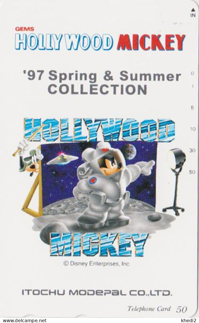 RR TRES RARE Télécarte NEUVE JAPON / 330-57906 - DISNEY - HOLLYWOOD MICKEY - JAPAN MINT Free Phonecard - Disney