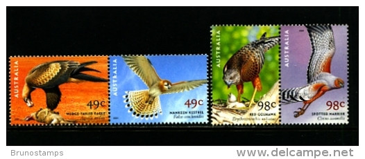 AUSTRALIA - 2001  BIRDS OF PREY  SET  MINT NH - Mint Stamps