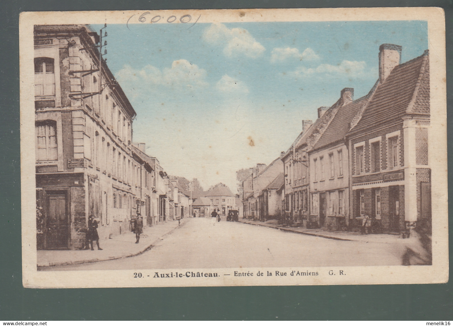 CP - 62 - Auxi-le-Château - Entrée De La Rue D'Amiens - Auxi Le Chateau