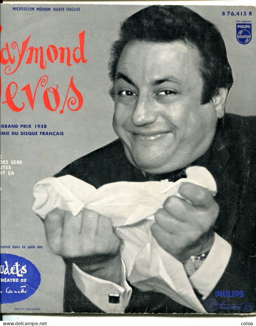 33 Tours Raymond DEVOS  Aux 3 Baudets Philips N°1 - Humour, Cabaret