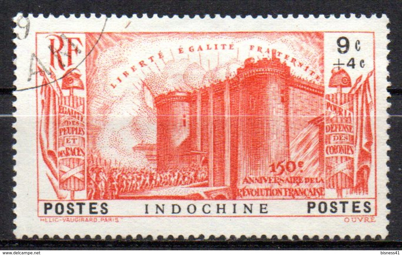 Col17  Colonie Indochine N° 211 Oblitéré   Cote 20,00€ - Usados