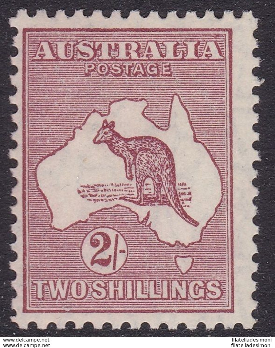 1929 AUSTRALIA - SG 110 2/ Maroon MLH/* - Other & Unclassified