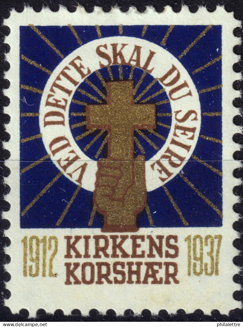 DANEMARK / DENMARK - 1934 Poster Stamp For The DANISH CHURCH - Mint* - Christentum