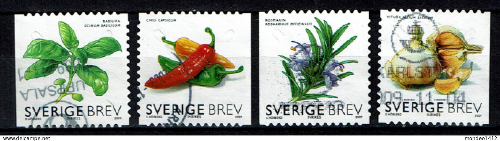 Sweden 2009 - Herbs, Spices,Condiments, Epices - Used - Oblitérés