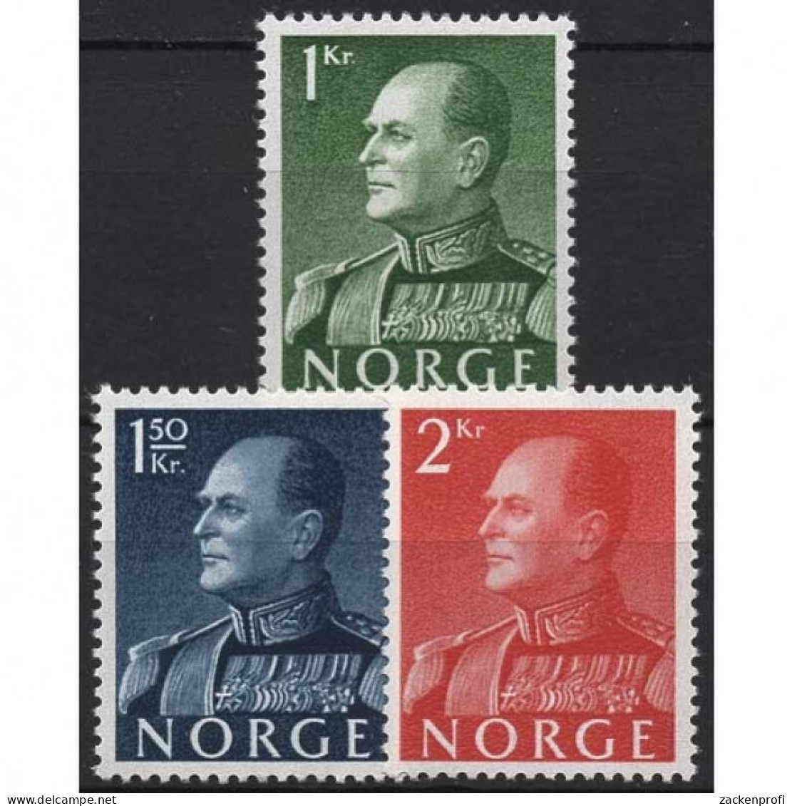 Norwegen 1959 König Olaf V. 428/30 Y Postfrisch - Ongebruikt