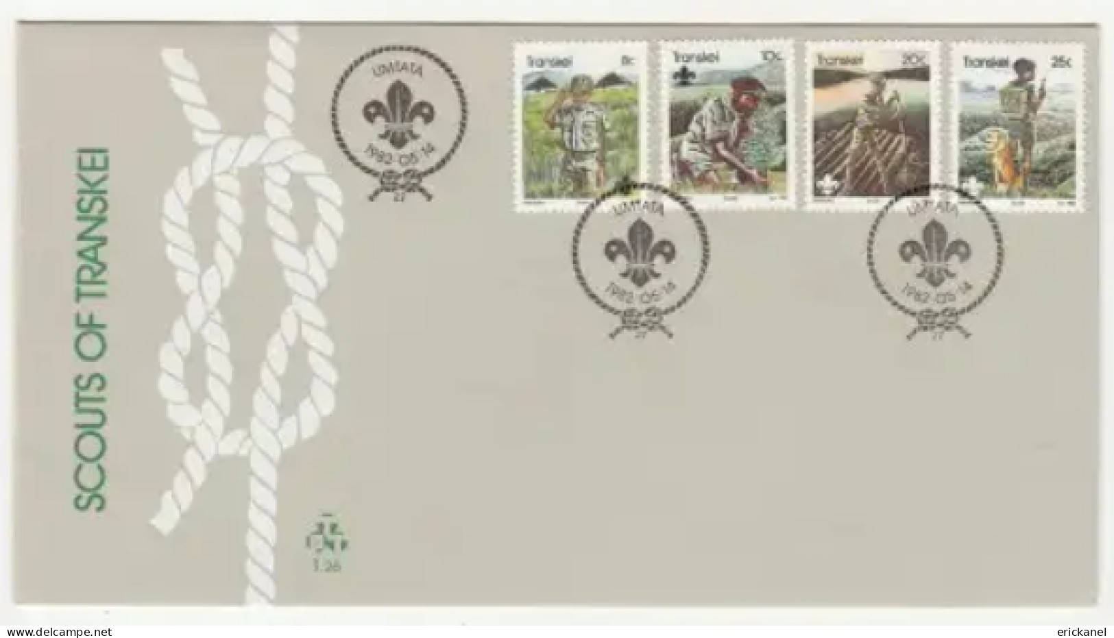 1982 Transkei Scouts Of Transkei FDC 1.26 - Transkei