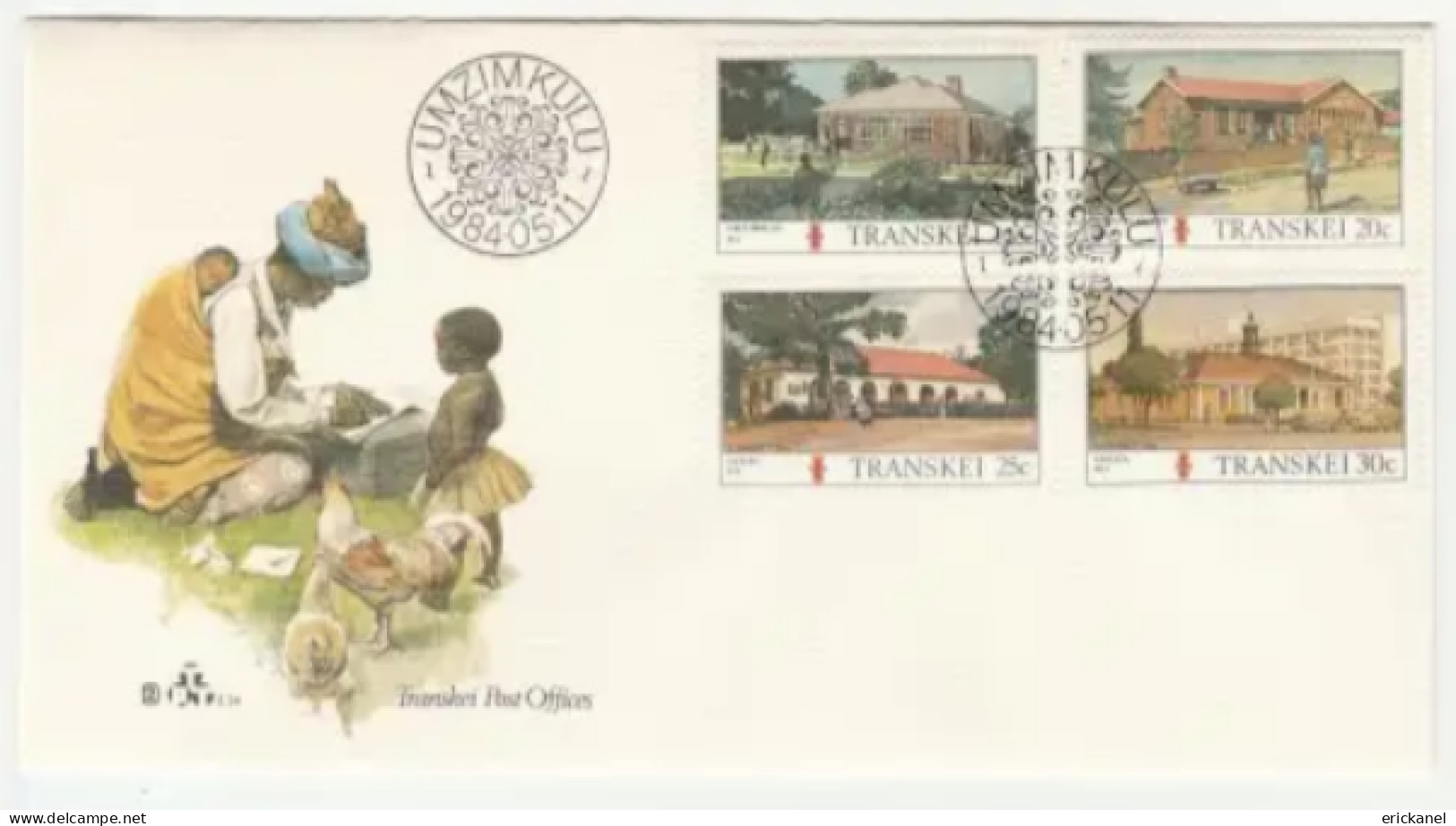 1984 Transkei Post Offices FDC 1.34 2 - Transkei