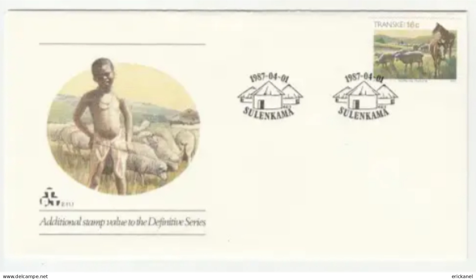 1987 Transkei Additional Stamp Value To The Definitive Series FDC 2.11.1 - Transkei