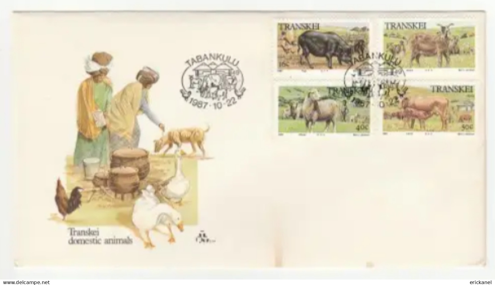 1987 Transkei Domestic Animals FDC 2.14 - Transkei