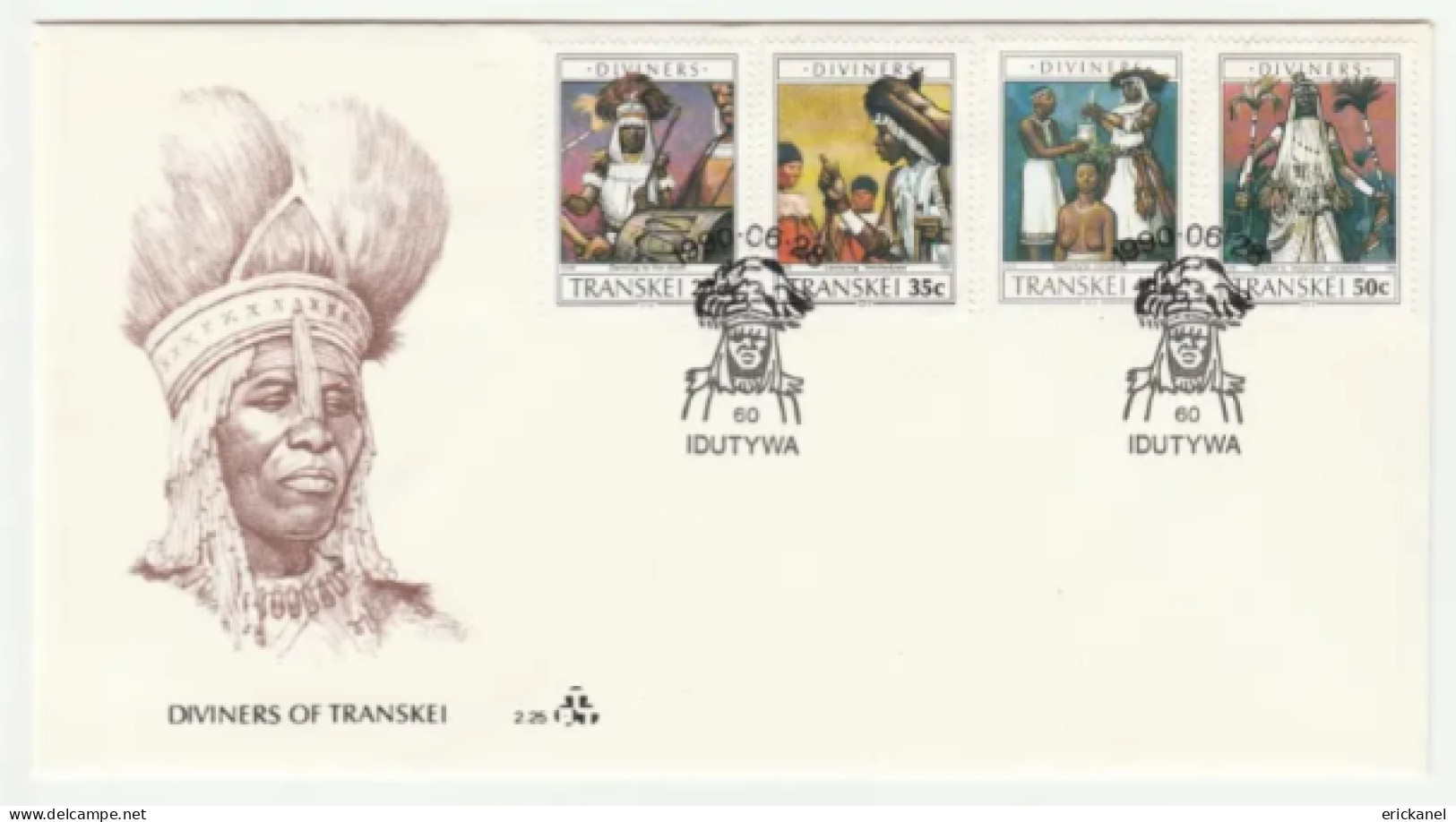 1990 Transkei The Diviner FDC 2.25 - Transkei