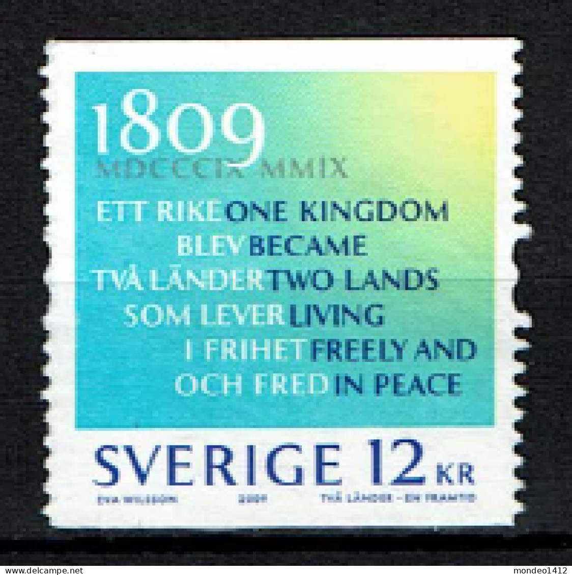 Sweden 2009 - La Suède Et La Finlande, Two Countries - One Future -  Used - Gebraucht