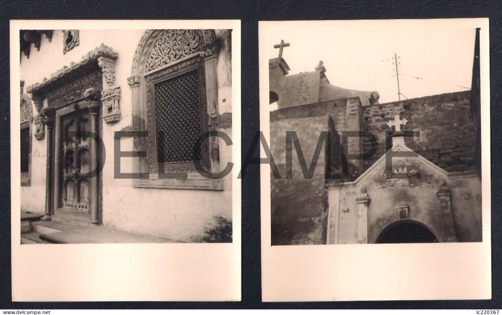 LOT W/25 REAL PHOTOS PORTUGAL INDIA PORTUGUESA DIU PORTUGUESE INDIA - RUAS STREETS MONUMENTOS FORTALEZAS - 1950's