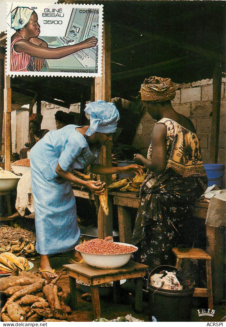 GUINEE  BISSAU Preparation Du Repas  31   (scan Recto-verso)KEVREN0629 - Guinea-Bissau