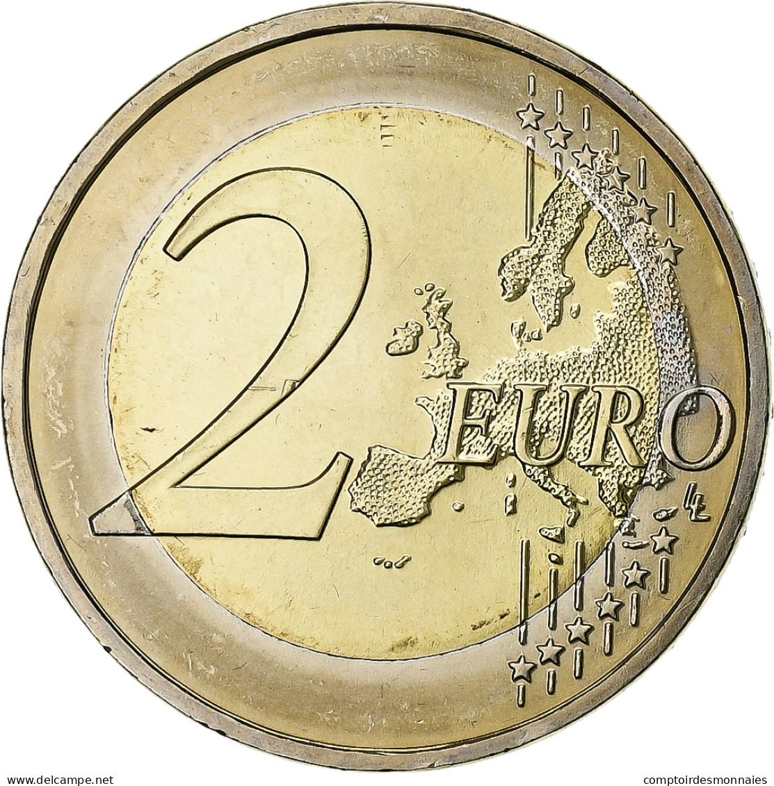 Allemagne, 2 Euro, Flag, 2015, Hambourg, SPL+, Bimétallique - Germania