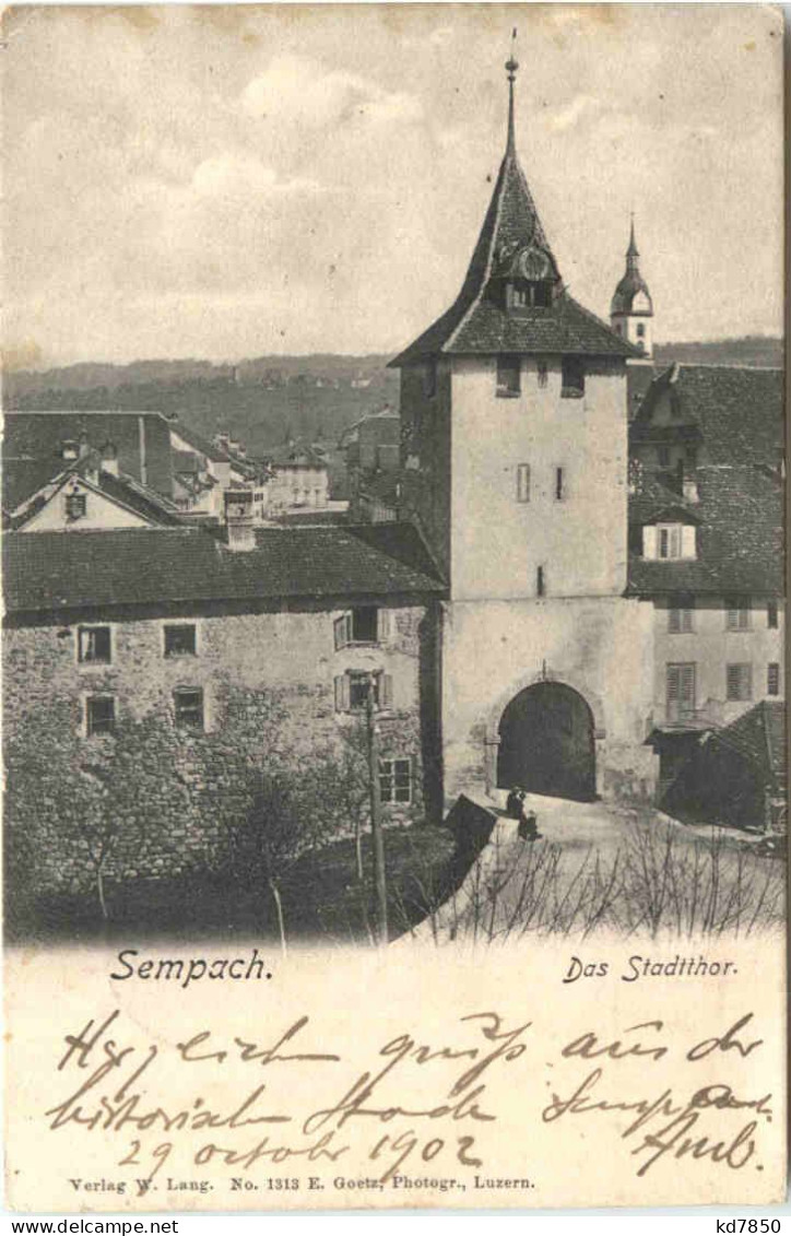 Sempach - Das Stadtthor - Sempach