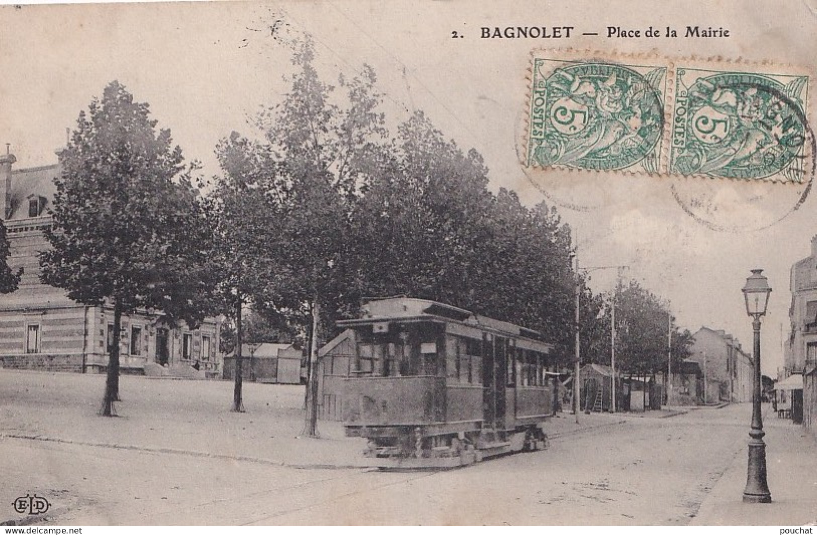 F10-93) BAGNOLET - PLACE DE LA MAIRIE - ( TRAMWAY ) - Bagnolet