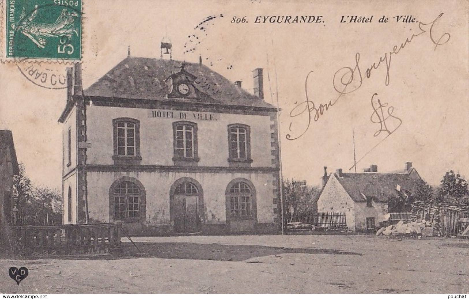 B20-19) EYGURANDE (CORREZE) L' HOTEL DE VILLE   - Eygurande