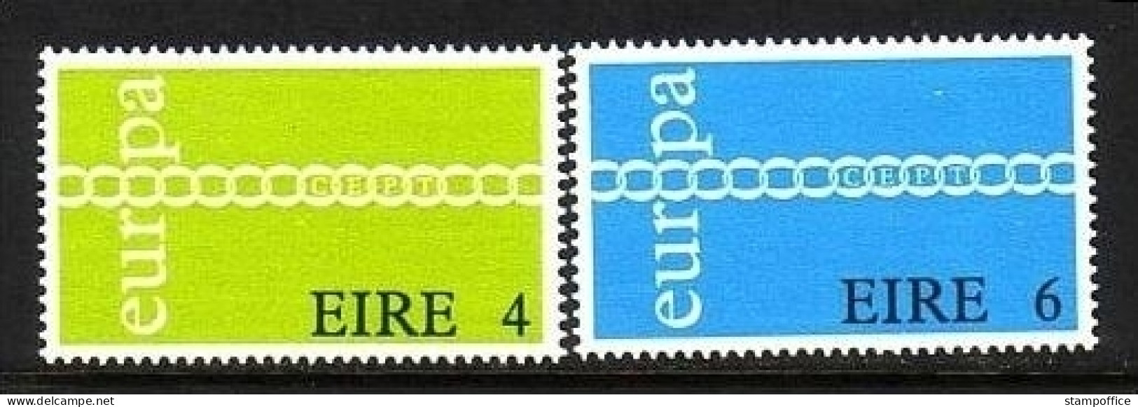 IRLAND MI-NR. 265-266 POSTFRISCH(MINT) EUROPA 1971 KETTE - 1971